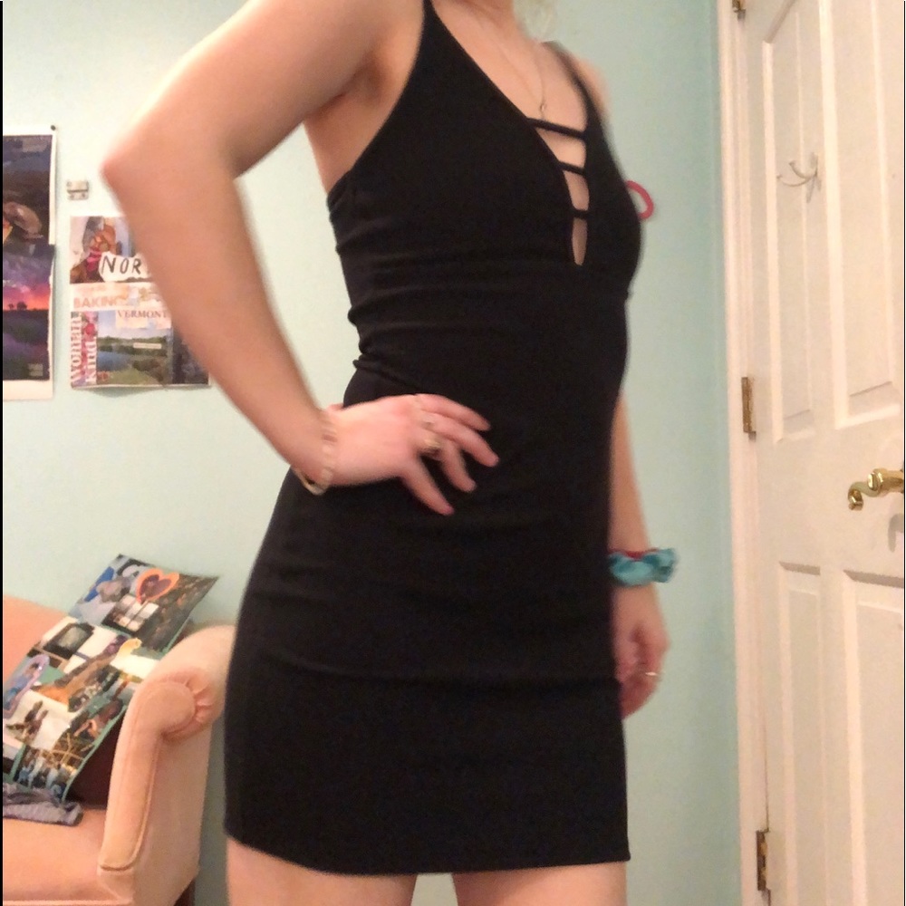 NWT black bodycon dress